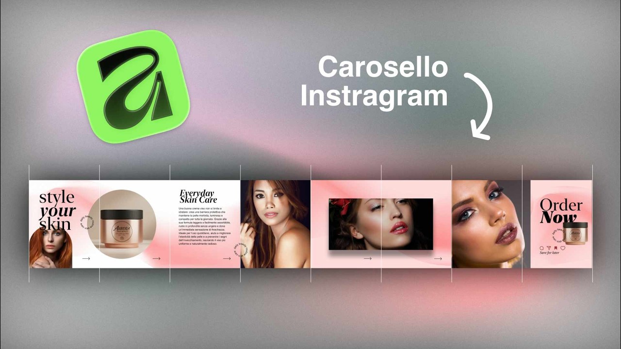 Carosello INSTAGRAM PERFETTO con AFFINITY (Trucchi Segreti per un FLUSSO Veloce)