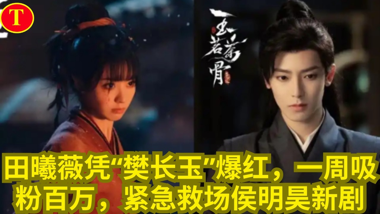 田曦薇凭“樊长玉”爆红，一周吸粉百万，紧急救场侯明昊新剧