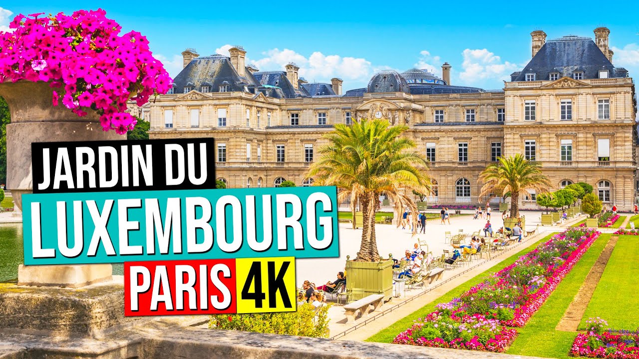 LUXEMBOURG GARDENS (Jardin du Luxembourg) - Paris, France 4K