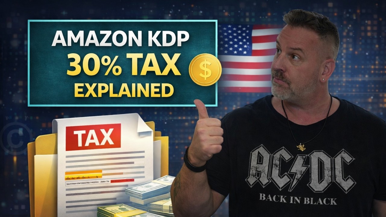 Amazon KDP 30% Tax 💸 Explained PROPERLY, What You NEED to Know