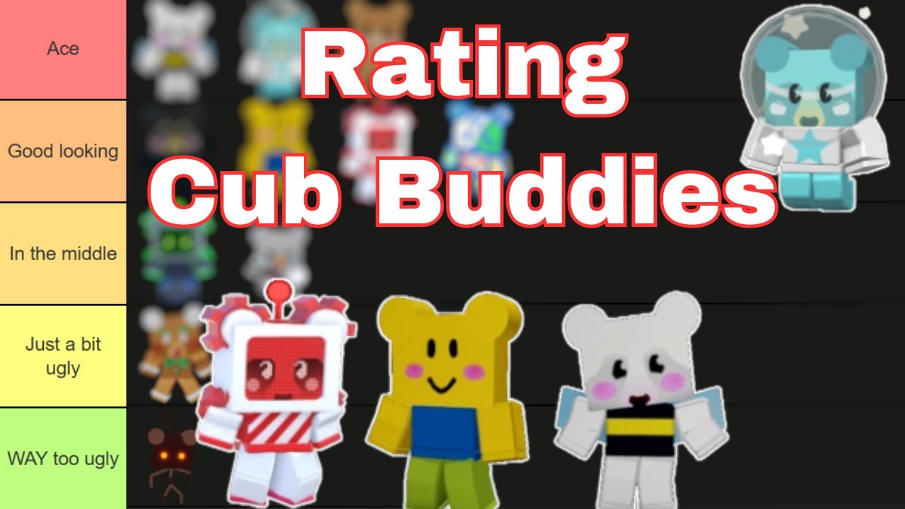 THE ULTIMATE CUB BUDDY TIERLIST! Roblox Bee Swarm Simulator