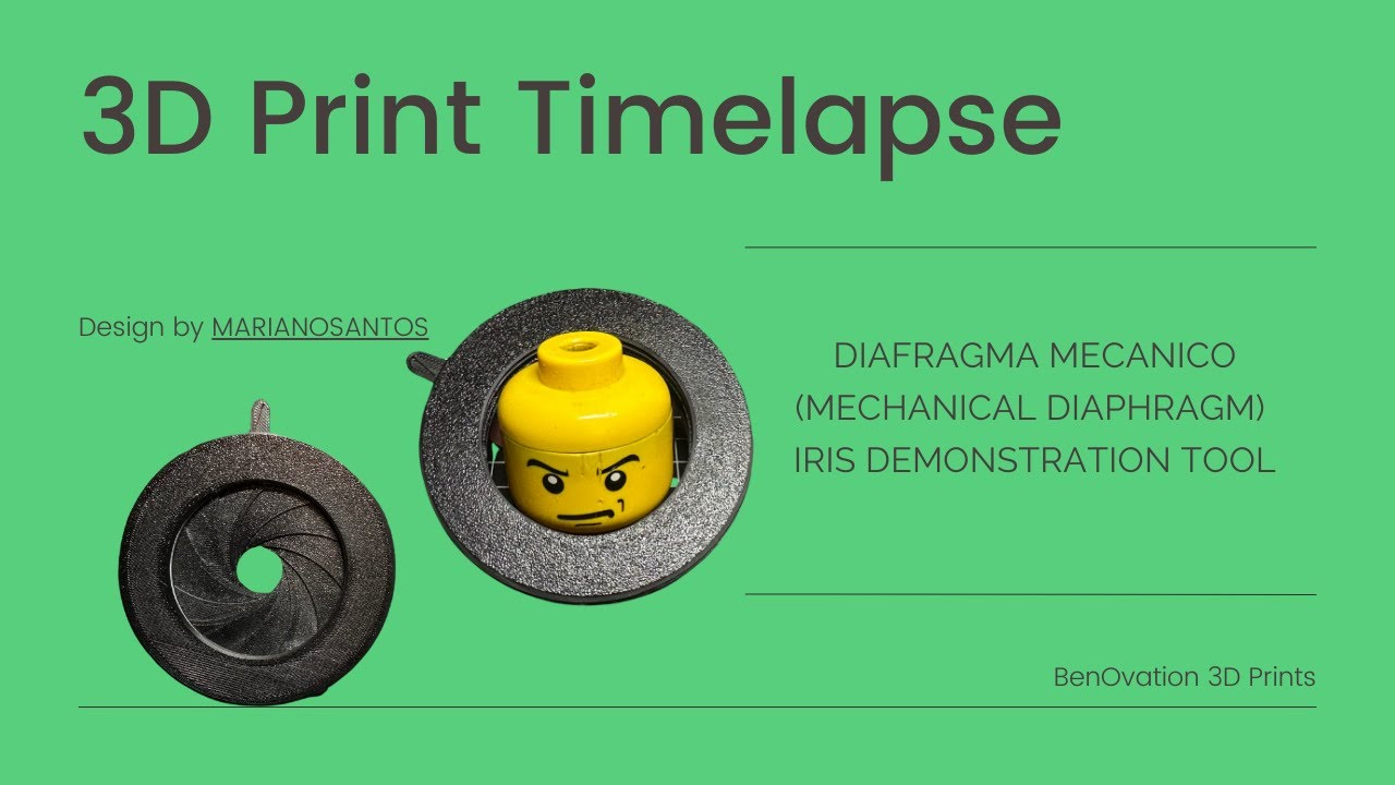 DIAFRAGMA MECANICO #timelapse #3dprinting #3dprintingtimelapse