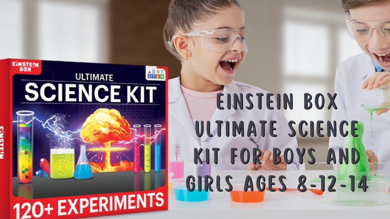 Einstein Box Ultimate Science Kit for Boys and Girls Ages 8-12-14| Birthday Gifts Ideas for Kids
