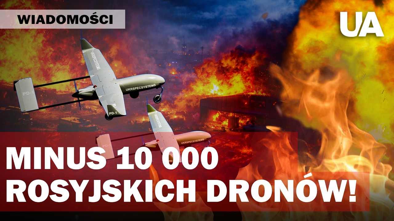Ukraińskie drony atakują obwód kurski: OGROMNY skład amunicji WYBUCHA!