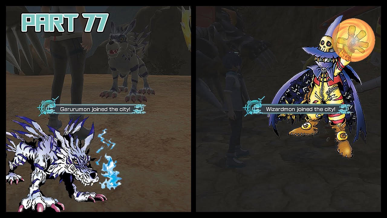 Digimon World: Next Order (SWITCH) Playthrough Part 77 Garurumon & Wizardmon join the City!
