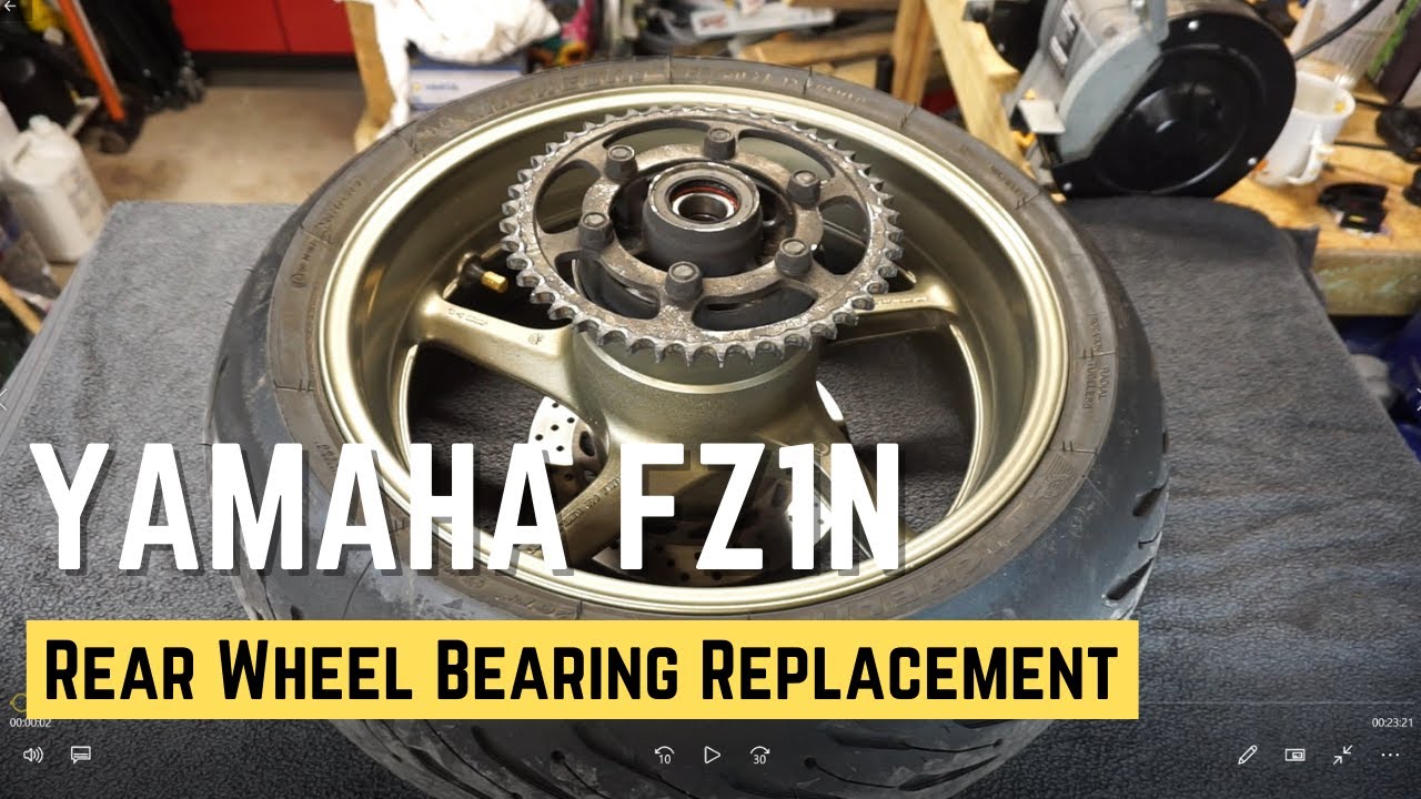 Rear Wheel Bearing Replacement - Yamaha FZ1