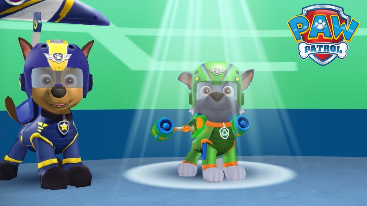 PAW Patrol Air and Sea Adventures HD 🐶 Fly the skies with ROCKY: Avoid obstacles in ROCKY CANYON!