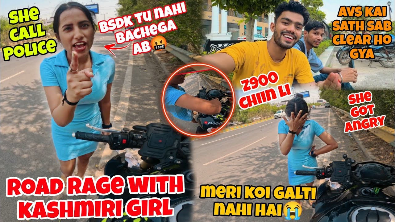 Kashmir Local Girl Attack🤕 on me😭 - Z900 की चाबी🔑 छीन ली💔  || Avs is Back😍 फिर से दोस्ती हो गई💌