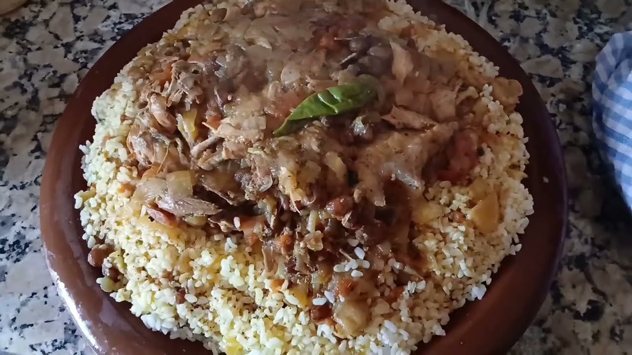 قصرية الروز بالدجاج البلدى 🐓كتجى روعة 