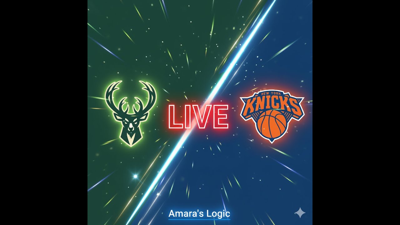 🚨 Bucks vs Knicks LIVE at Fiserv Forum 🦌🔥 | Big Game Energy!