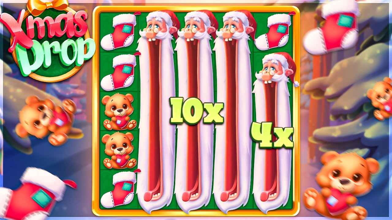 CRAZY WINS On XMAS DROP SLOT!! (BIG MULTIS)