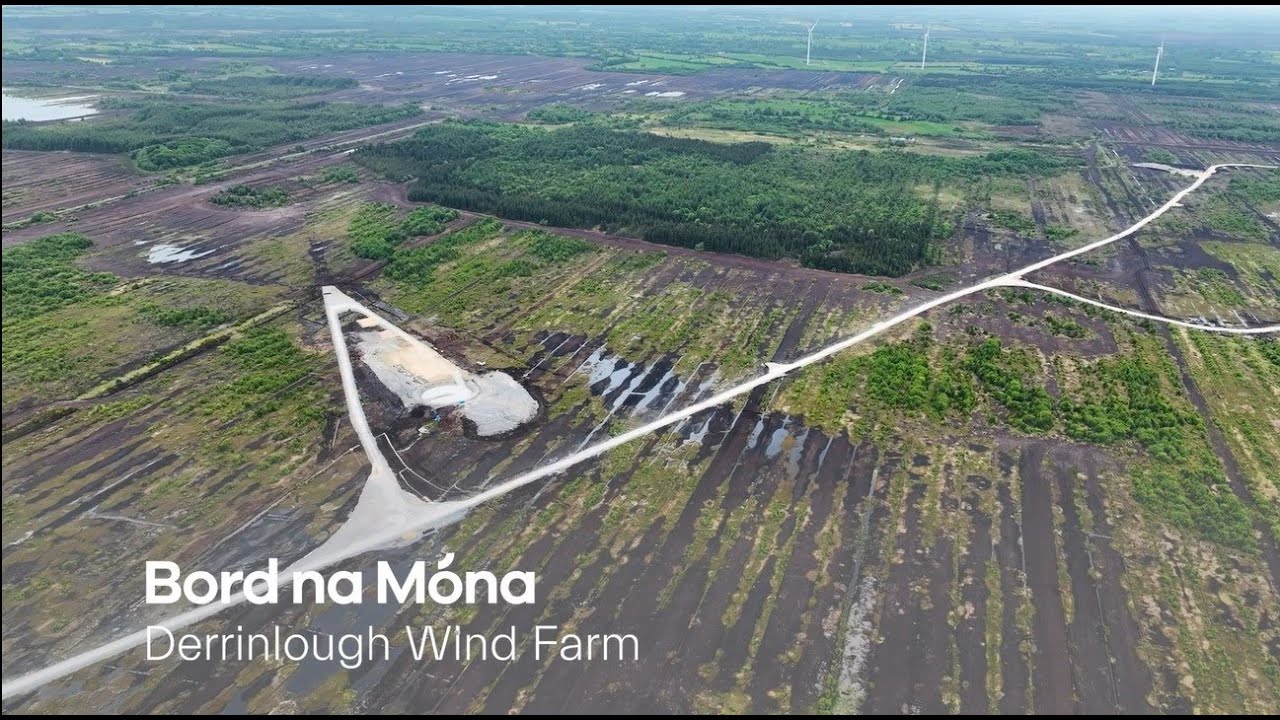 Bord na Móna Derrinlough Wind Farm Construction Progress