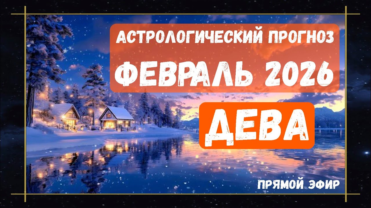 🔴ДЕВА – гороскоп на ФЕВРАЛЬ 2026 | Солнце, Луна, Асцендент #маринаскади