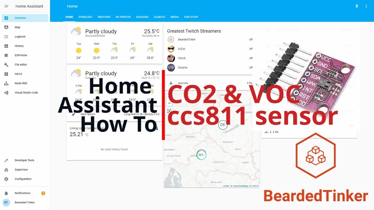 Home Assistant How To - eCO2 and VOC ccs811 sensor
