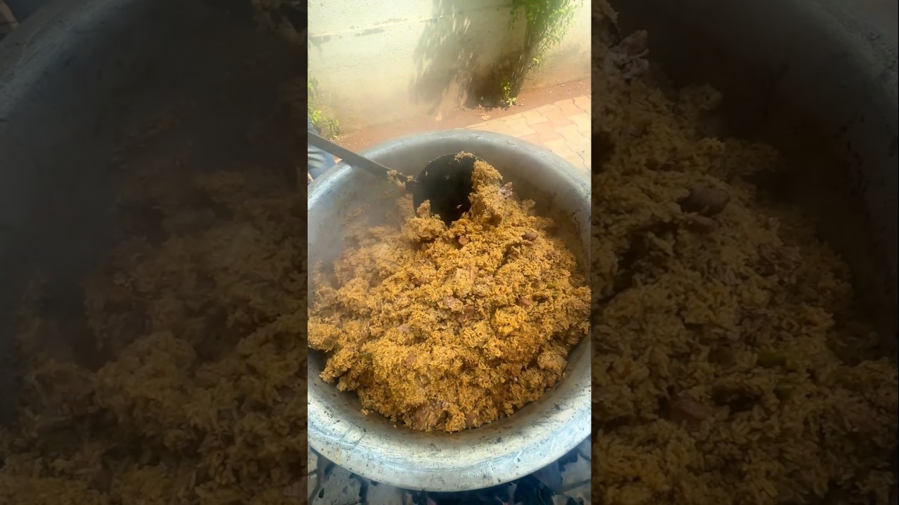 Ramadan Biryani Ready 💥💯 #shorts #Ramadan2026 #streetfood #biryani #recipes