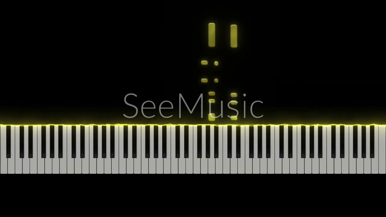 Asian chopsticks song in minor key on SeeMusic piano
