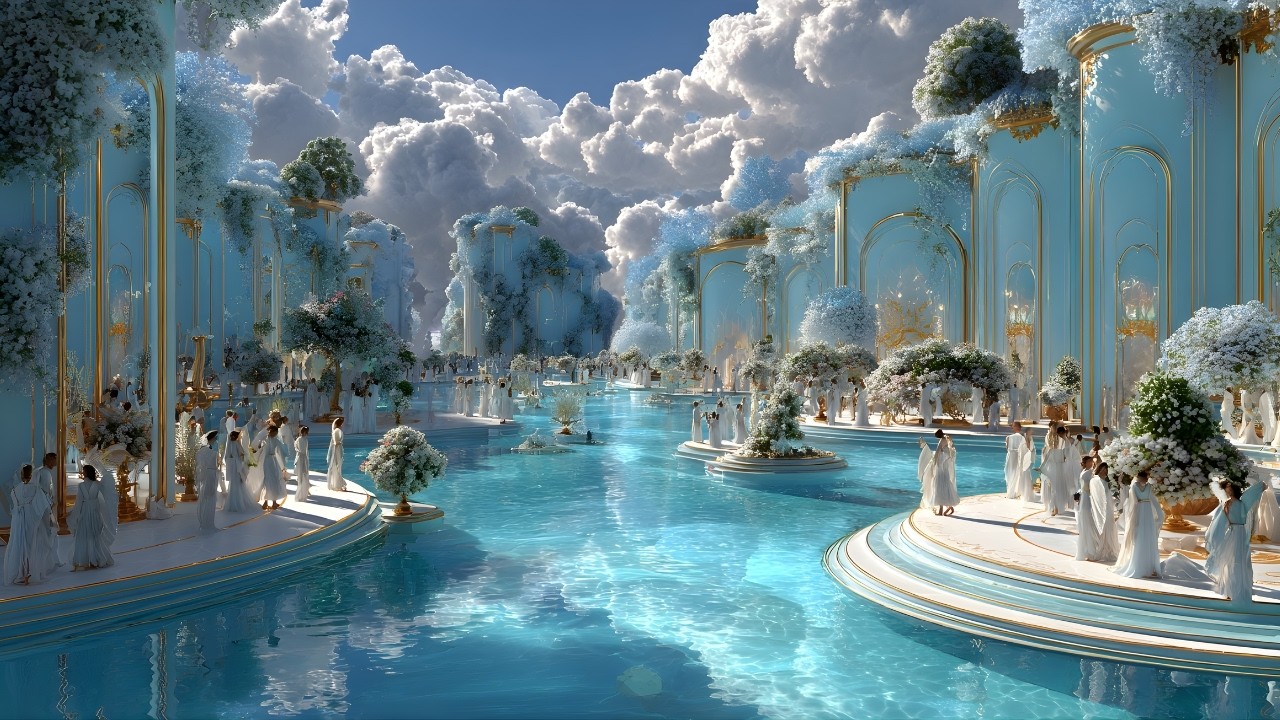 Experience the ultimate peace of Heaven &ndash; a biblical visualization of paradise with relaxing music