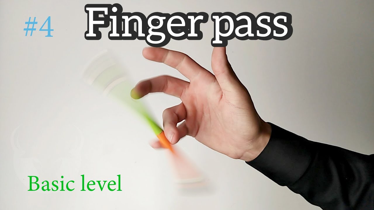 Обучение трюку Finger pass  Penspinning tutorial  Урок пенспиннинга