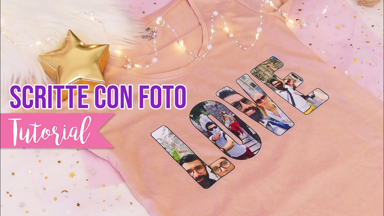 Scritte con Foto all'interno - Tutorial Design Space, Inkskape, Photoshop