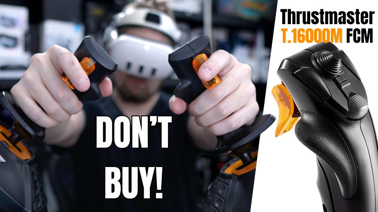 Thrustmaster T16000m. Don't make my mistake, don't buy it.