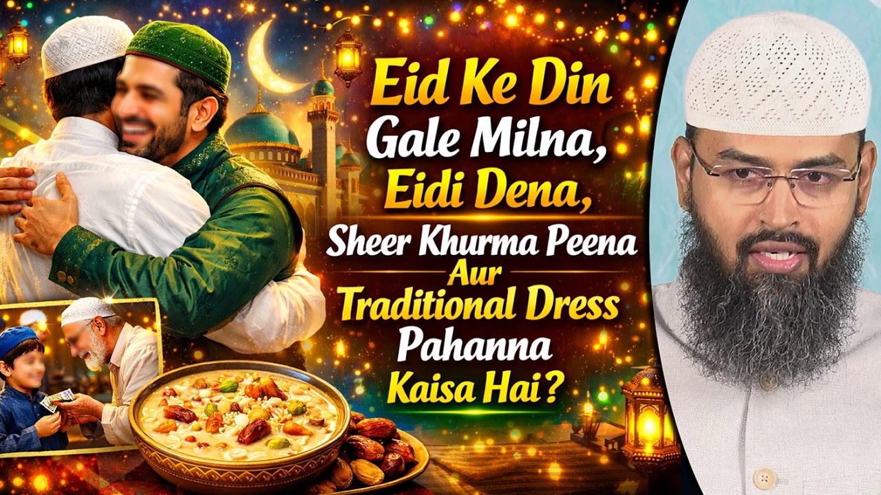 Eid Ke Din Gale Milna, Eidi Dena, Sheer Khurma Peena Aur Traditional Dress Pahanna Kaisa Hai By AFS