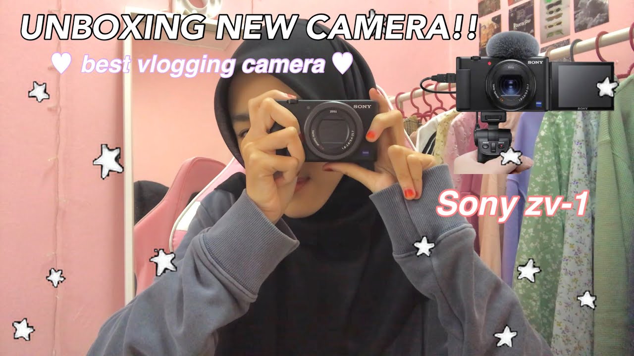 UNBOXING MY NEW CAMERA !! ( SONYZV-1 CAMERA)