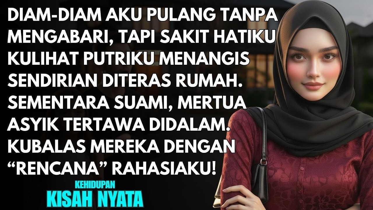 SUAMI DAN KELUARGANYA ASIK DIRUMAHKU SEMENTARA ANAKKU SENDIRIAN DILUAR - KUBALAS MEREKA DENGAN...
