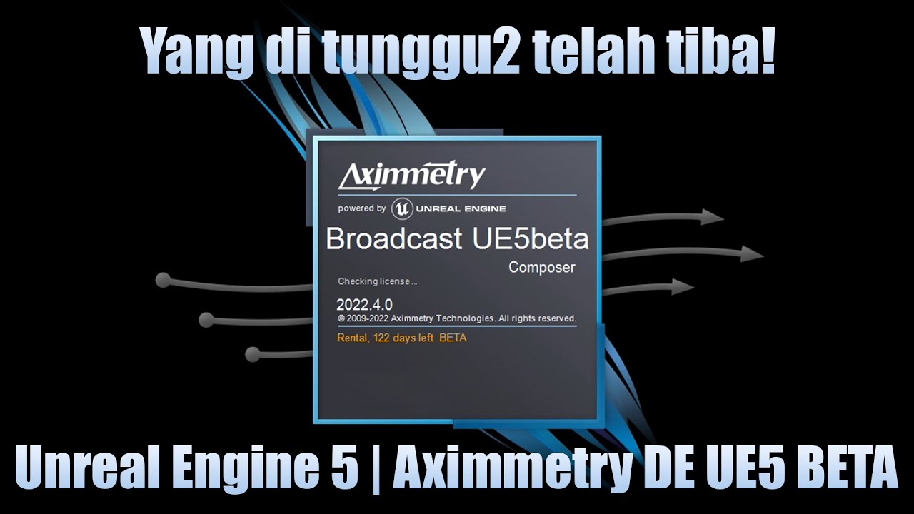 Testing Unreal Engine 5 with Aximmetry DE UE5 Beta