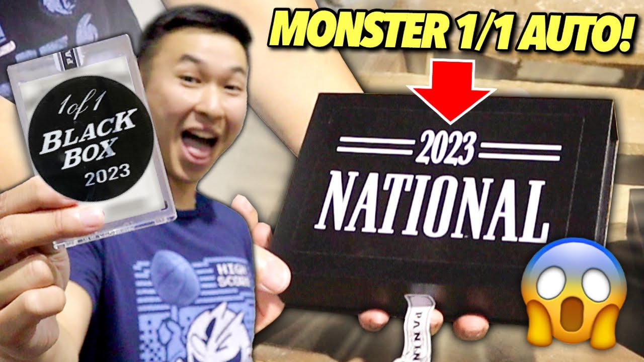 I traded all my redemptions for THIS INSANE 1/1 BLACK BOX... 😱🔥 (Annual National Vlog)