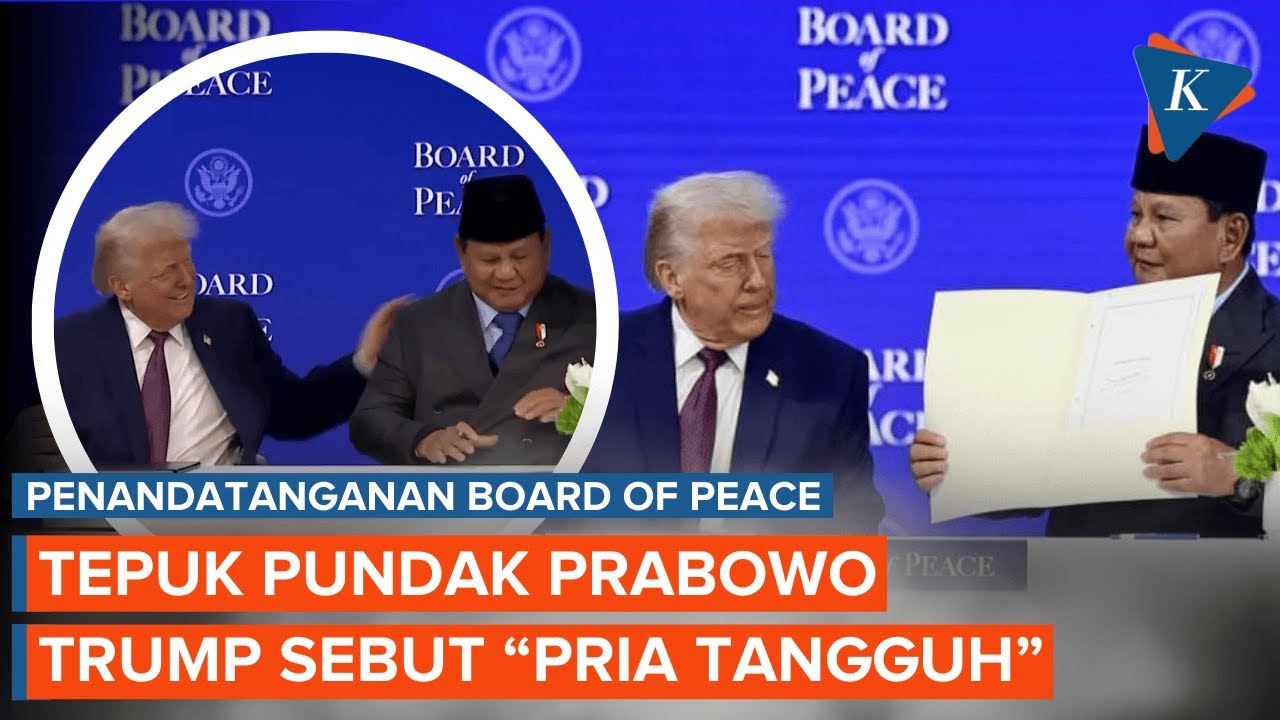 Trump Tepuk Pundak Prabowo, Sebut 