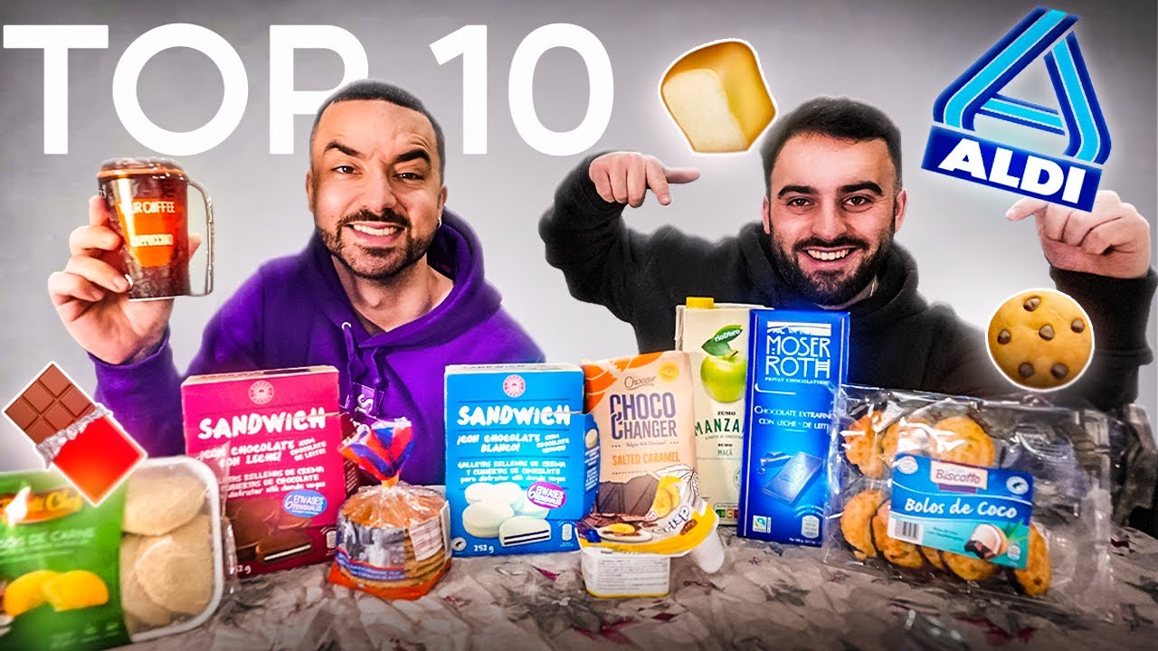 PROVANDO OS 10 MELHORES PRODUTOS DO ALDI !