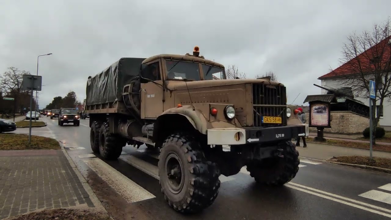 II Zlot KRAZ w Borne Sulinowo - Parada - IV Zlot Lewizna 2024