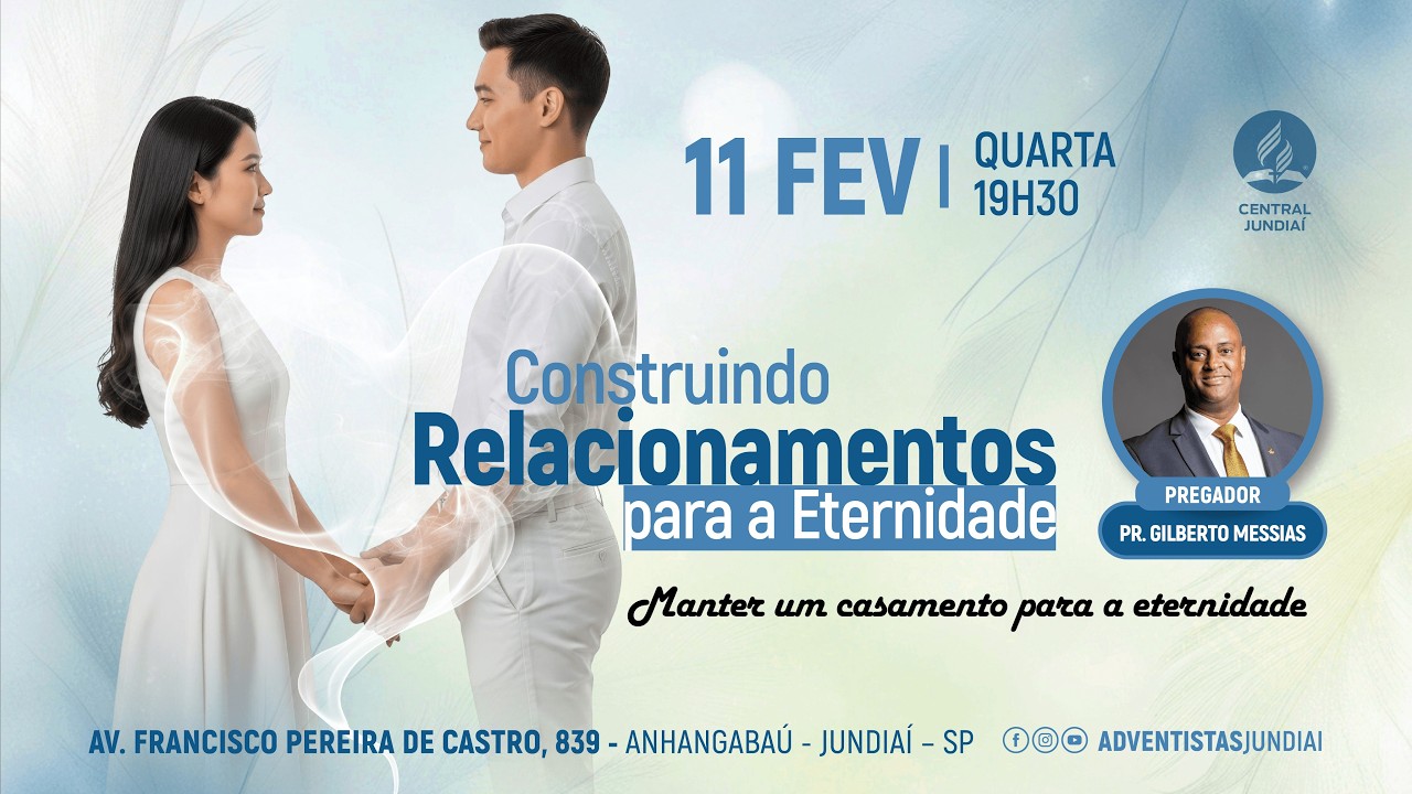 CULTO DE QUARTA-FEIRA | 11/02/2026 | CONSTRUINDO RELACIONAMENTOS PARA A ETERNIDADE