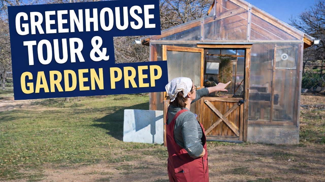 Greenhouse Tour & Garden Prep | It’s Never Too Early to Start