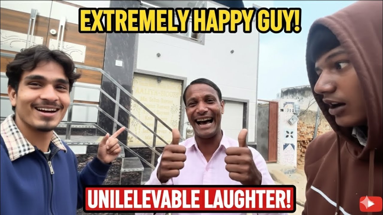 Aisa Laughter Aaj Tak Nahi Dekha 🤣 | Extremely Happy Guy