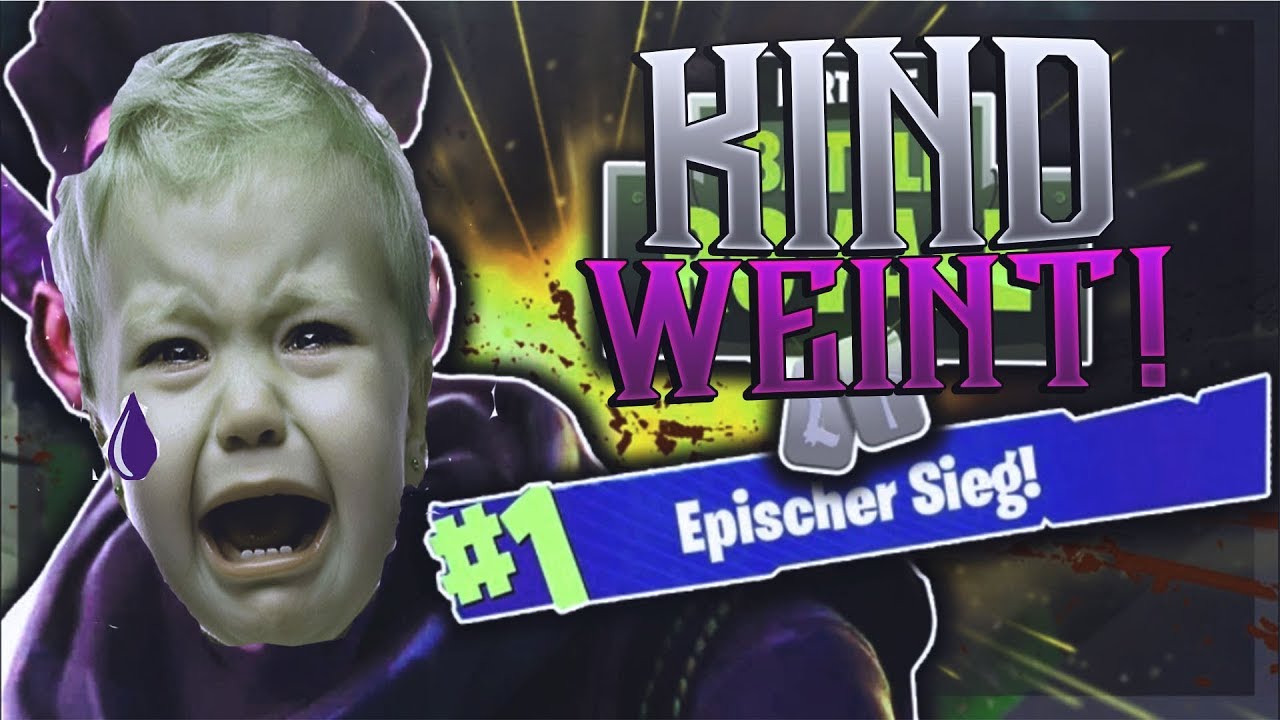 KIND WEINT IN FORTNITE!
