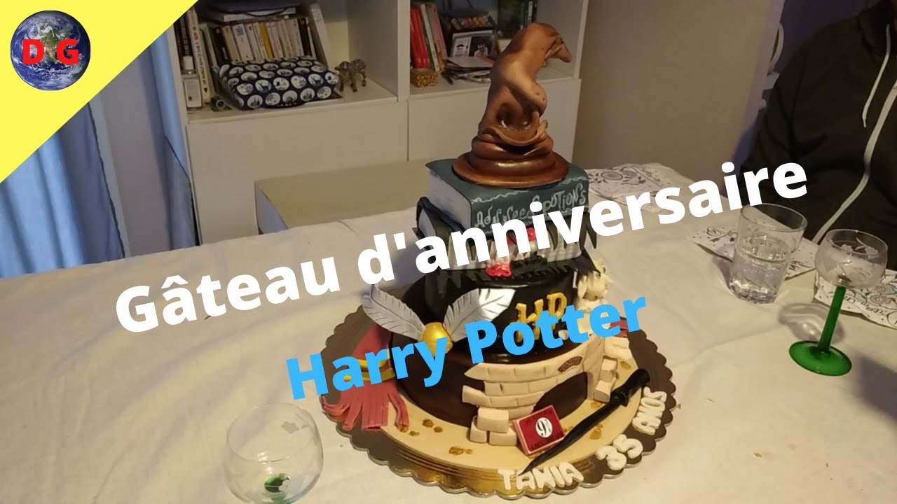 Gâteau d'anniversaire Harry Potter (bolo de aniversário harry potter)