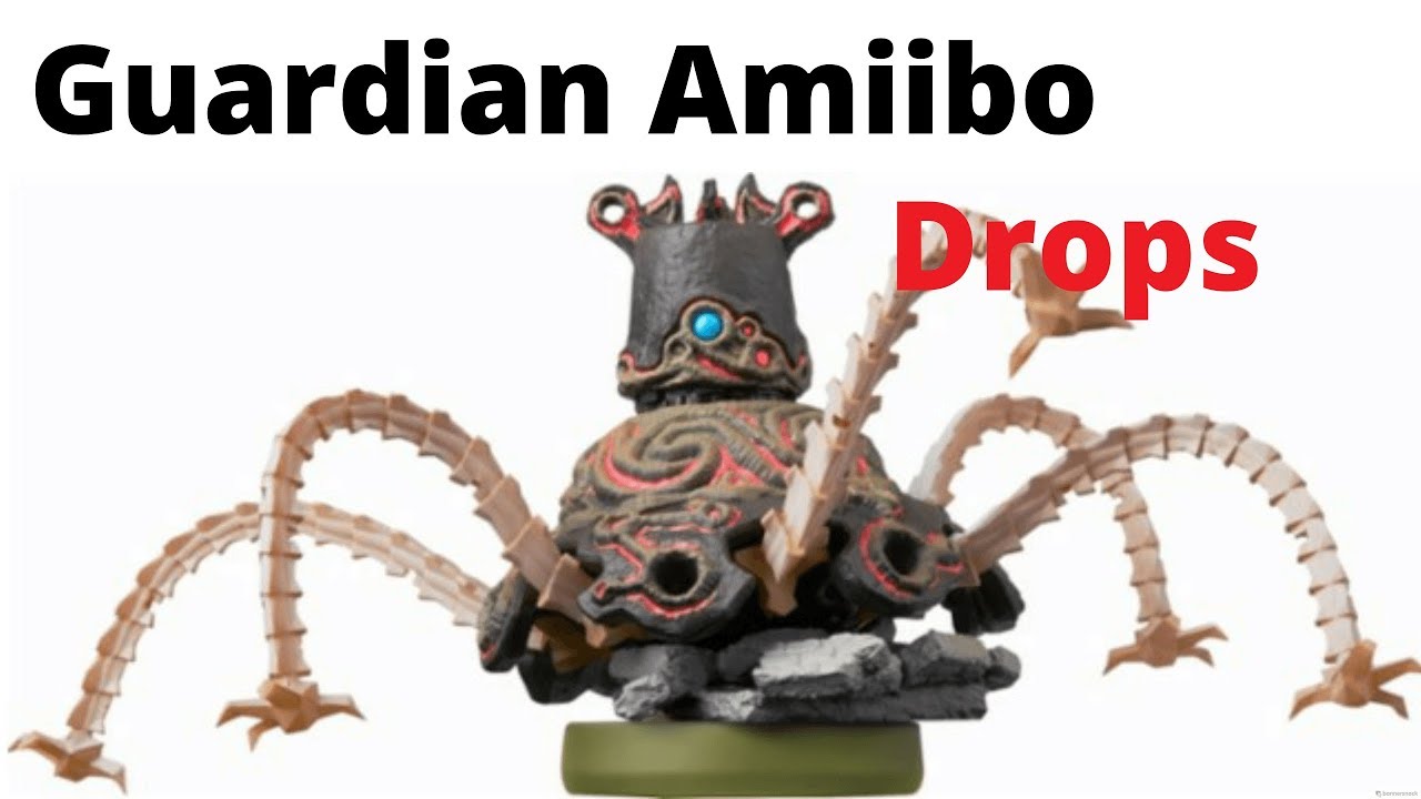 Guardian Amiibo Drops | Zelda BOTW Gameplay