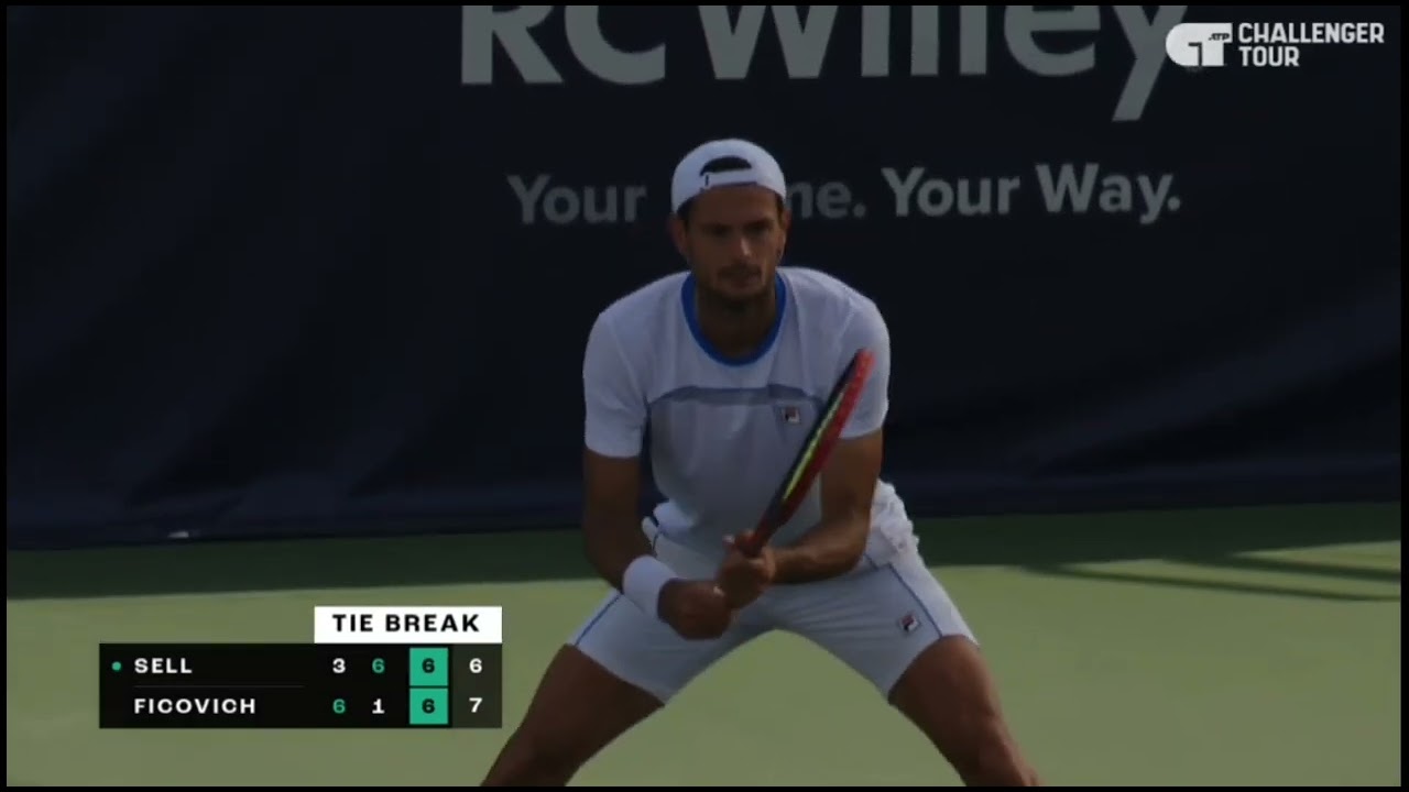 Karue Sell vs Juan Ficovich  3rd set Tiebreaker  R16  Las Vegas Tennis Open  (Sept 12, 2024)