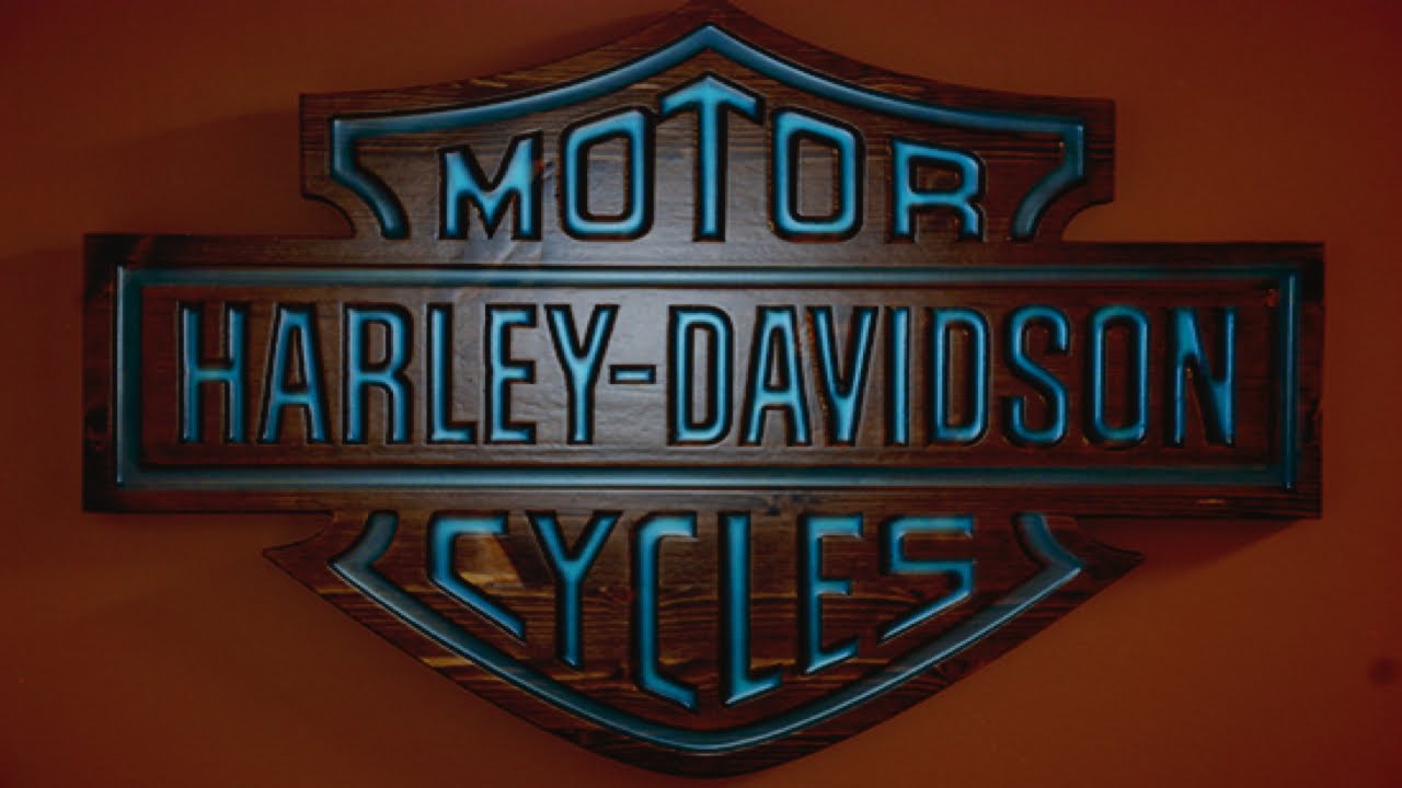 Harley Davidson Glow Sign