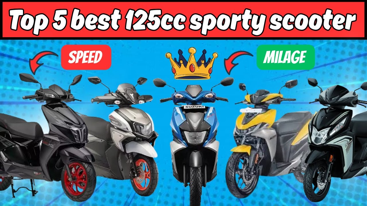 Top 5 Best 125cc Sporty Scooters in India 2025! 🛵💨