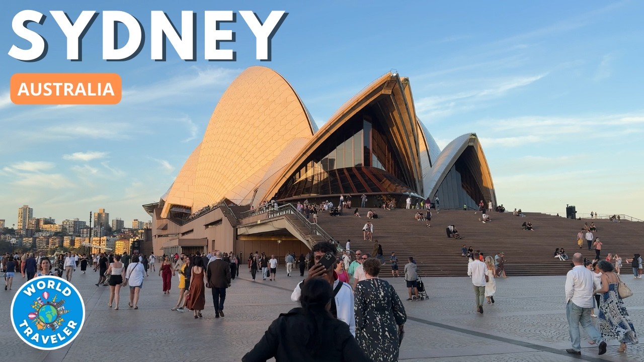Sydney Sunset & Night Walking Tour | Magical Evening Vibes 🌇🌃