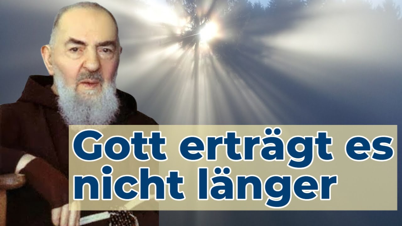Jesus klagt Pater Pio seine Sorgen