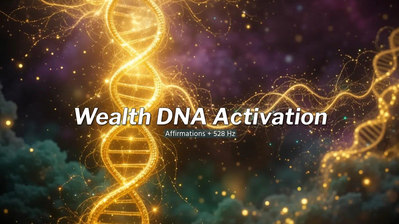 Wealth DNA Activation (Affirmations + 528 Hz)