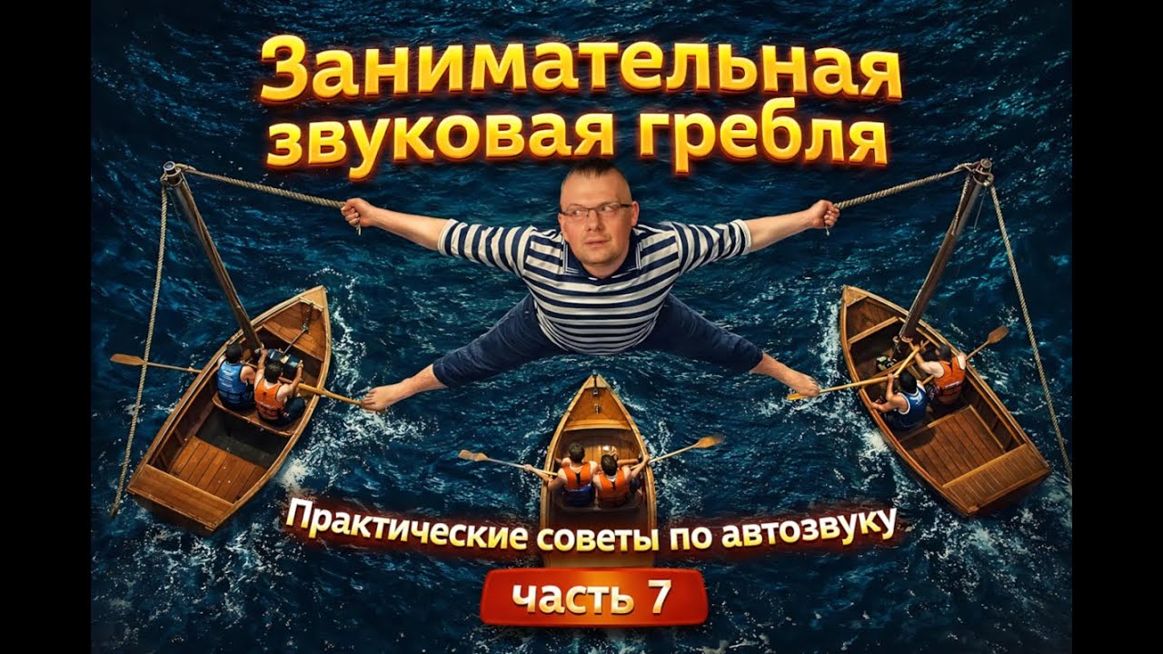 Занимательная звуковая гребля. Практические советы по автозвуку часть 7