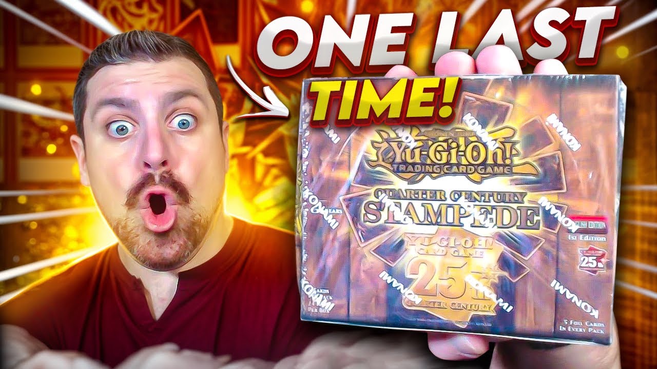 One Last Time! Yugioh Quarter Century Stampede Opening!