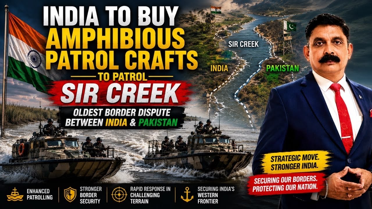 India to Buy Amphibious Patrol Crafts for Sir Creek | Pakistan on Alert?