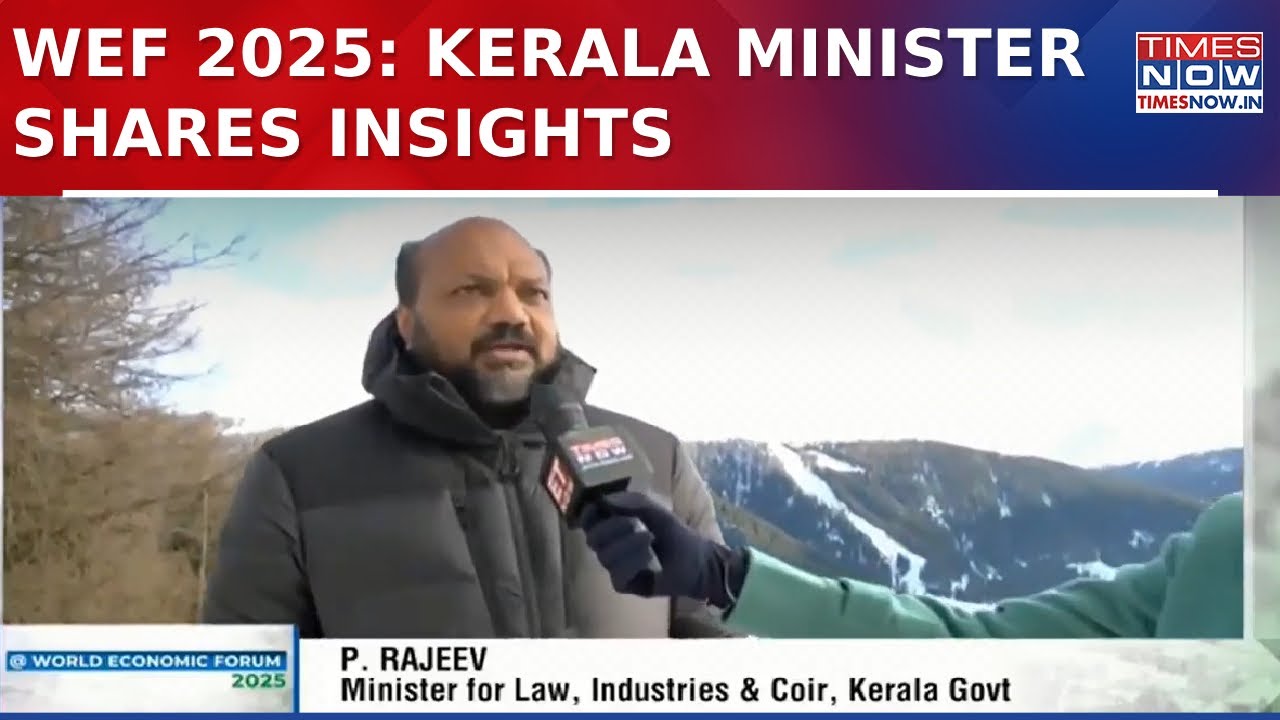 World Economic Forum 2025: Kerala Minister Shares Insights On Successful Interactions With Investors