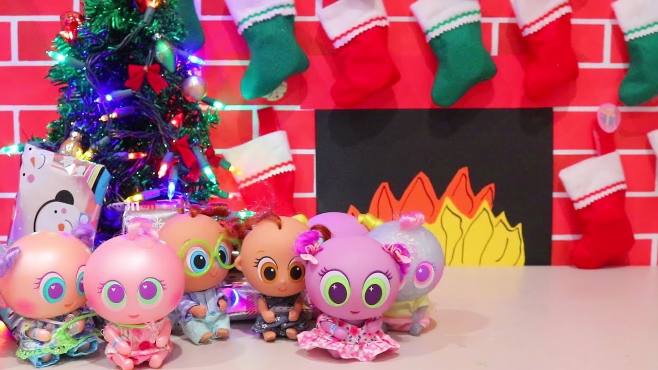 Nerlies Open Christmas Presents | Pretend Play with Toys and Dolls