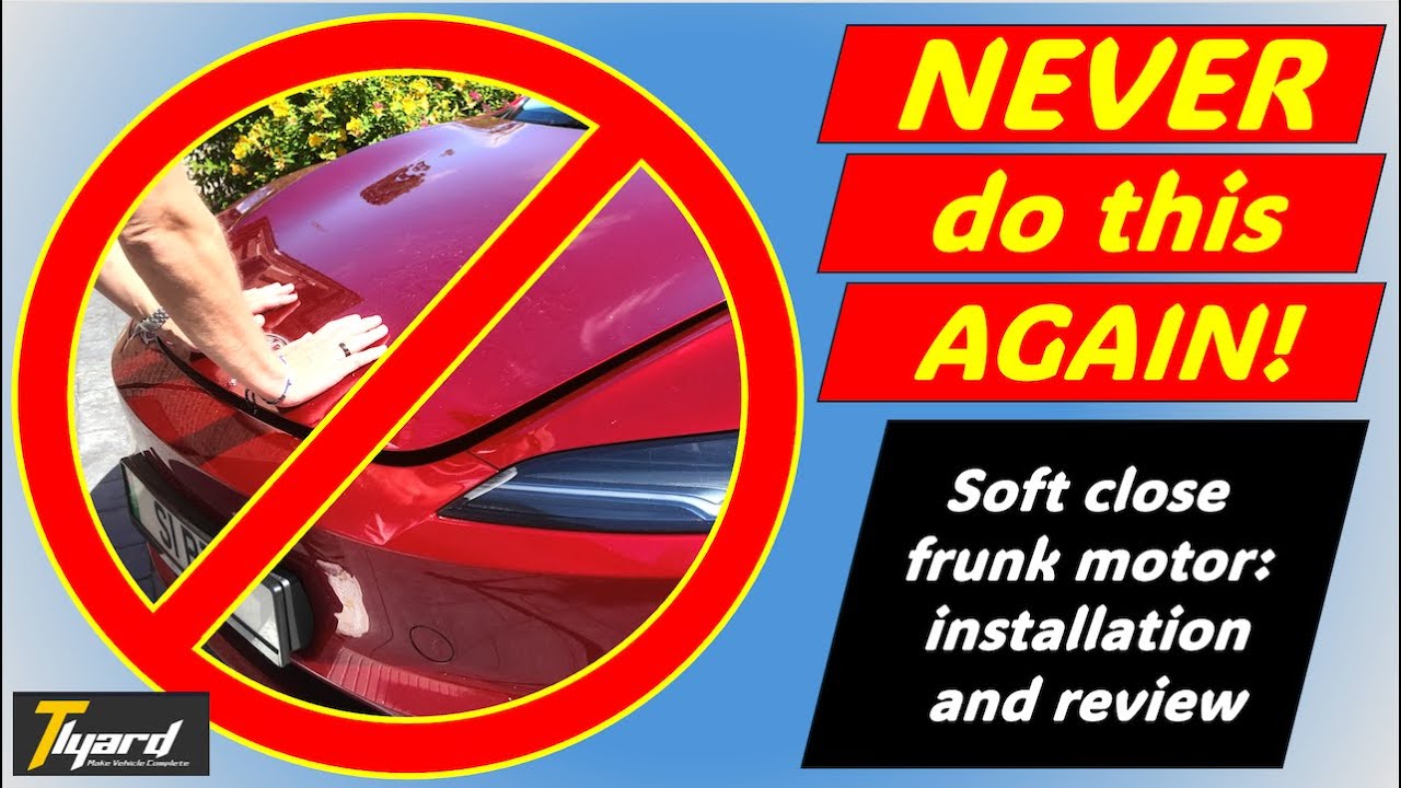 Tesla Model 3 'Highland' soft close frunk motor installation & review (spoiler: it's brilliant!!)